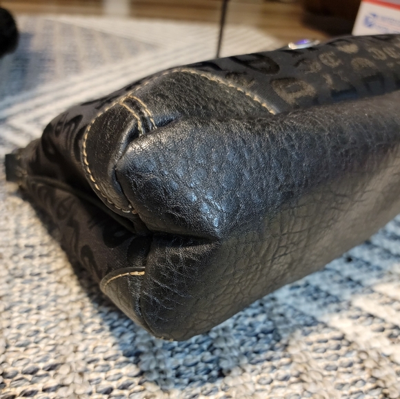 Etienne Aigner Leather Canvas Multi Compartment Shoulder Bag EUC - Picture 6 of 11